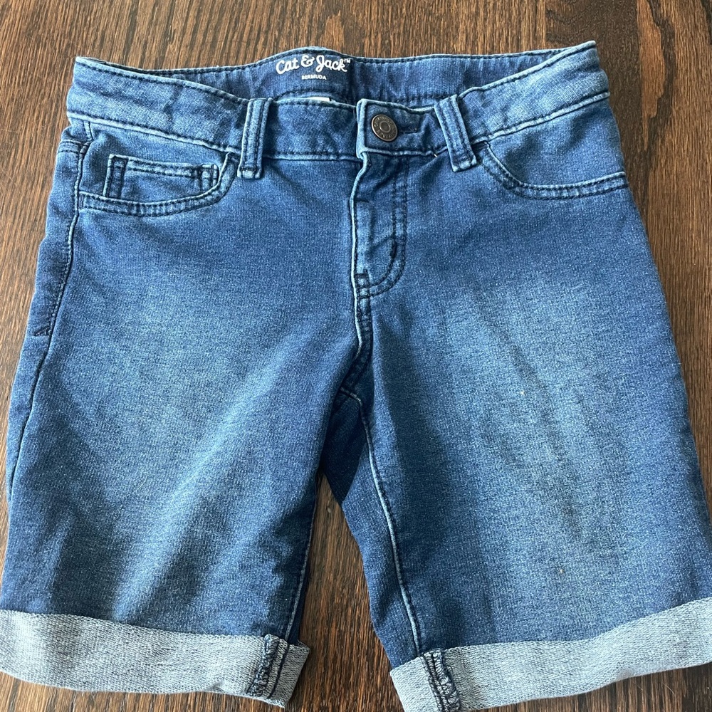 Cat & Jack Girls Jean Shorts Size 7/8